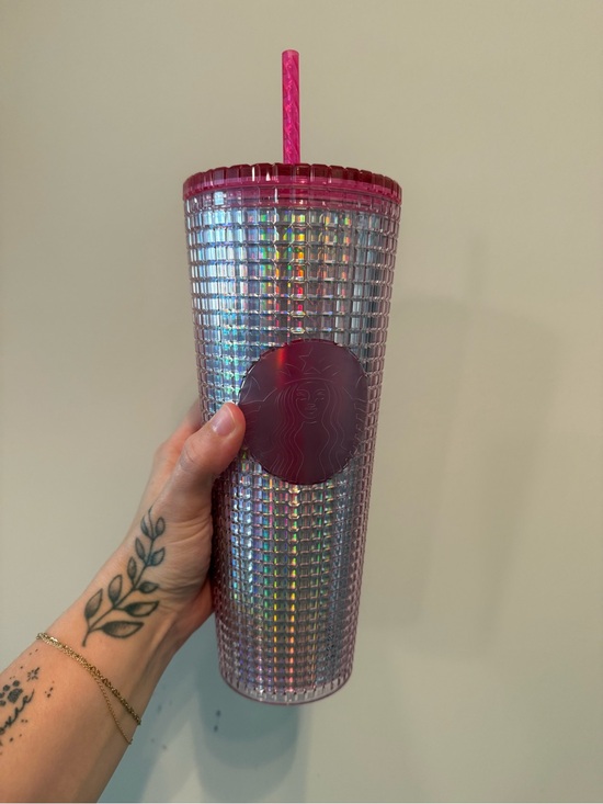 Starbucks Other - Starbucks Purple Iridescent Studded Tumbler with Straw